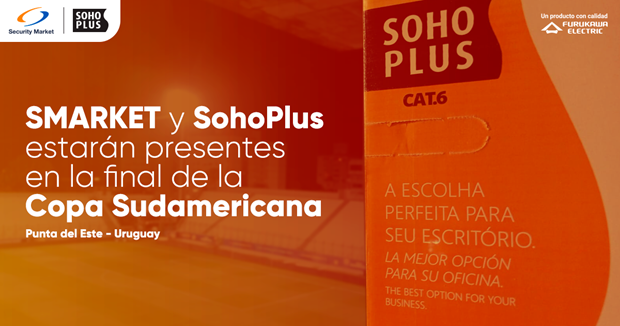 ¡Tenemos GRANDES NOTICIAS! 🌟 ¡SMARKET y SohoPlus estarán presentes en la final de la Copa Sudamericana!🏆